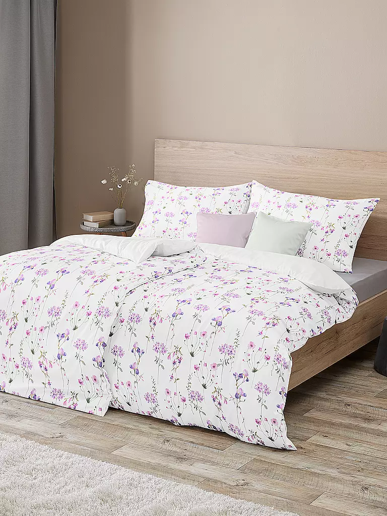 FLEURESSE Tencel Bettwäsche LUXURY 70x90cm/140x200cm Flieder lila