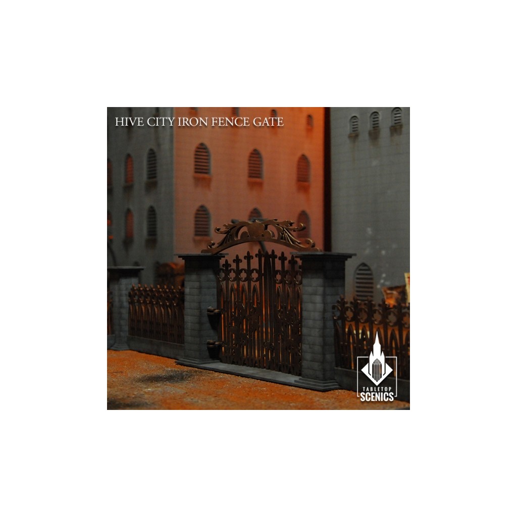 Hive City Iron Fence Gate
