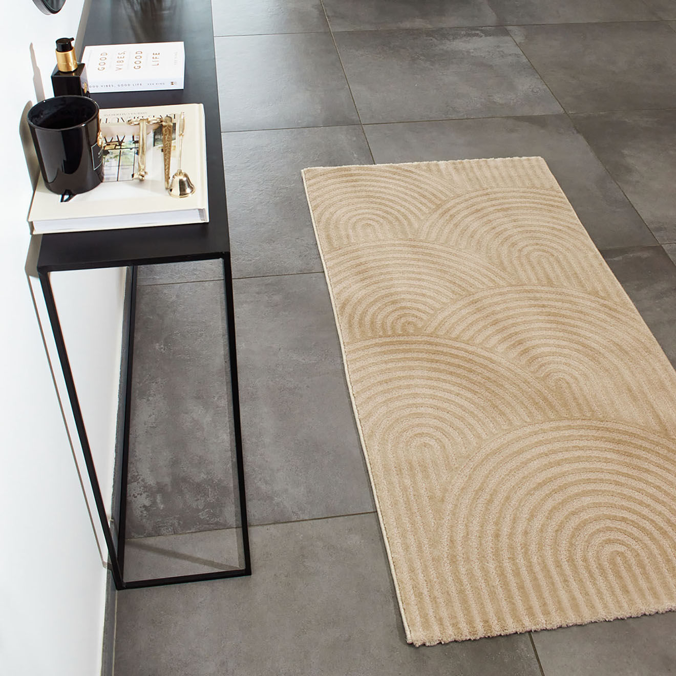 Nazar Rugs Tapis Bianca 157 beige - 80x150 cm