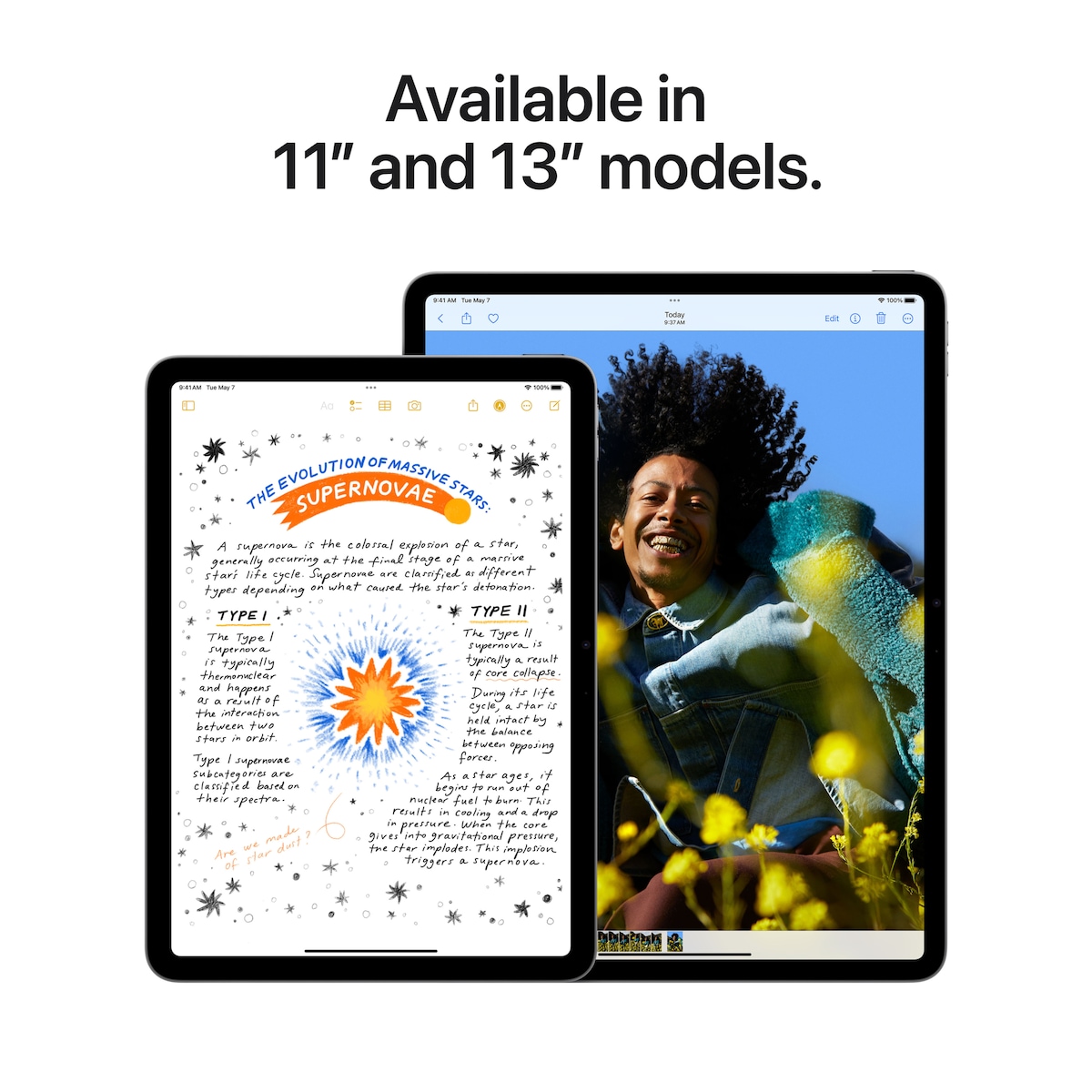 iPad Air 13 M2 1TB WiFi + Cellular (Stellargrå)