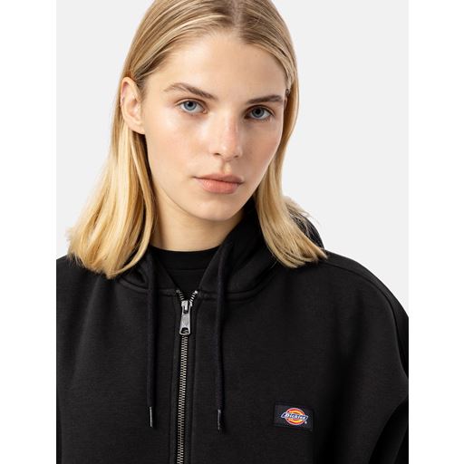 Dickies Oakport Zip Hættetrøje, Sort, M