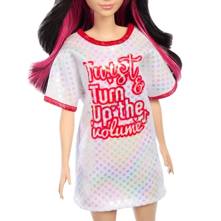 Barbie Fashionista Doll - Red Mesh Dress