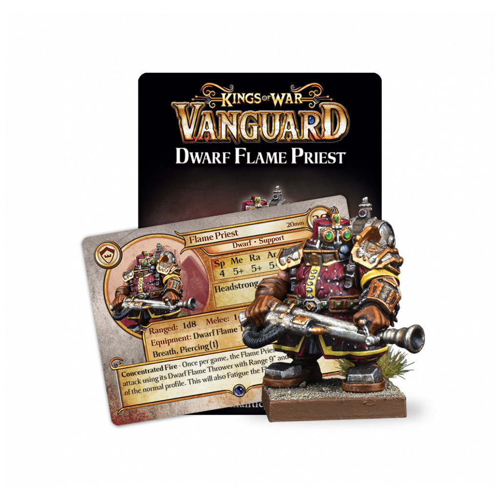 Kings of War - Vanguard: Dwarf Support Pack Flame Priest