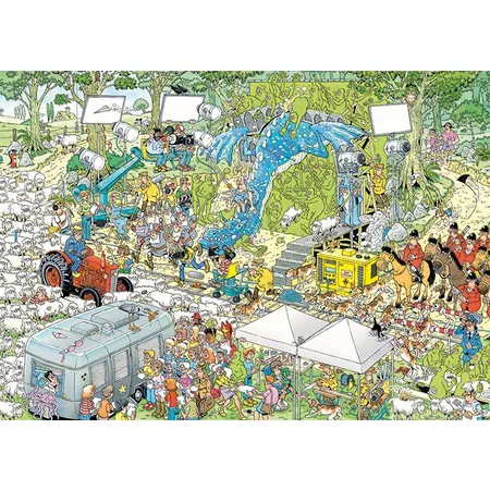 Jumbo Spiele Puzzle - Jan van Haasteren: Film-Set, 1000 Teile