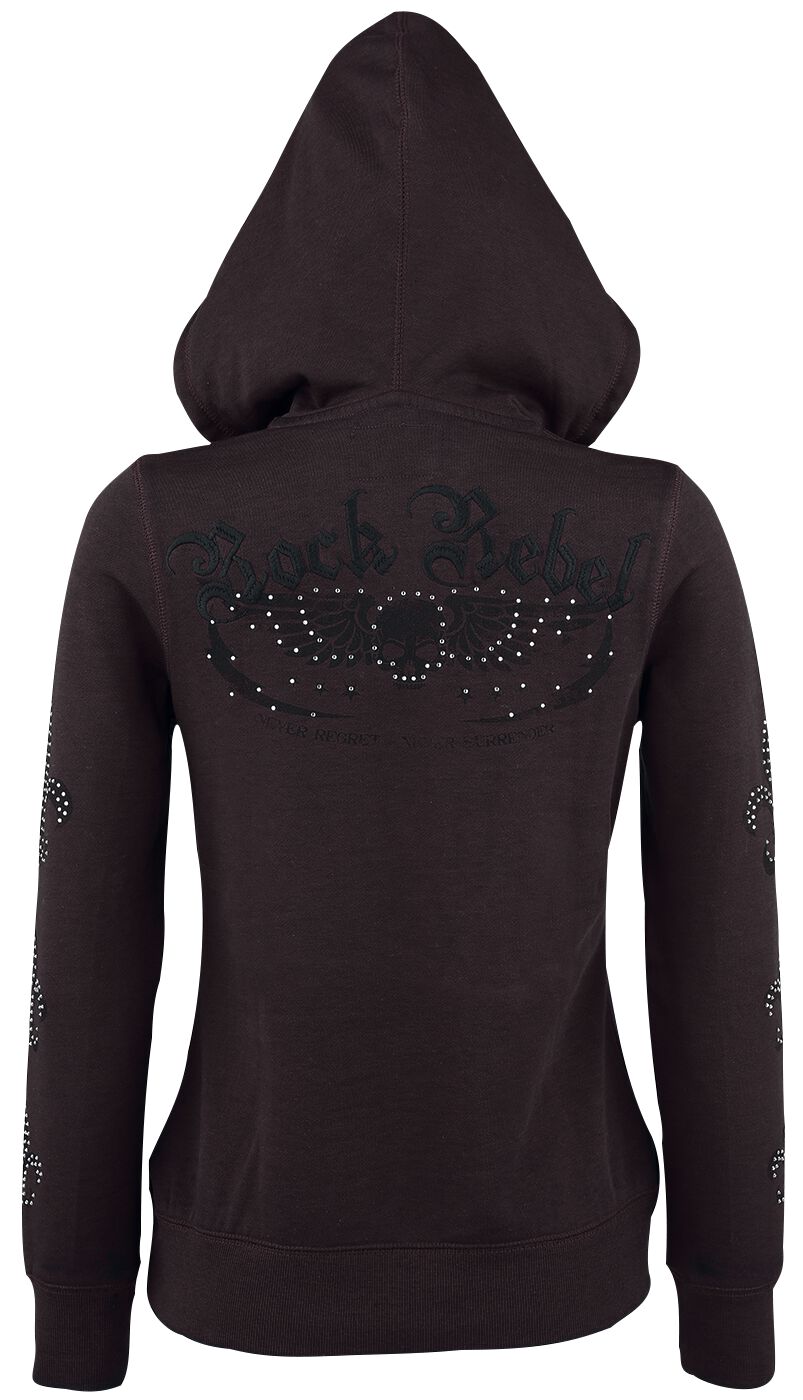 Never Regret | Rock Rebel by EMP Sweat-shirt à capuche