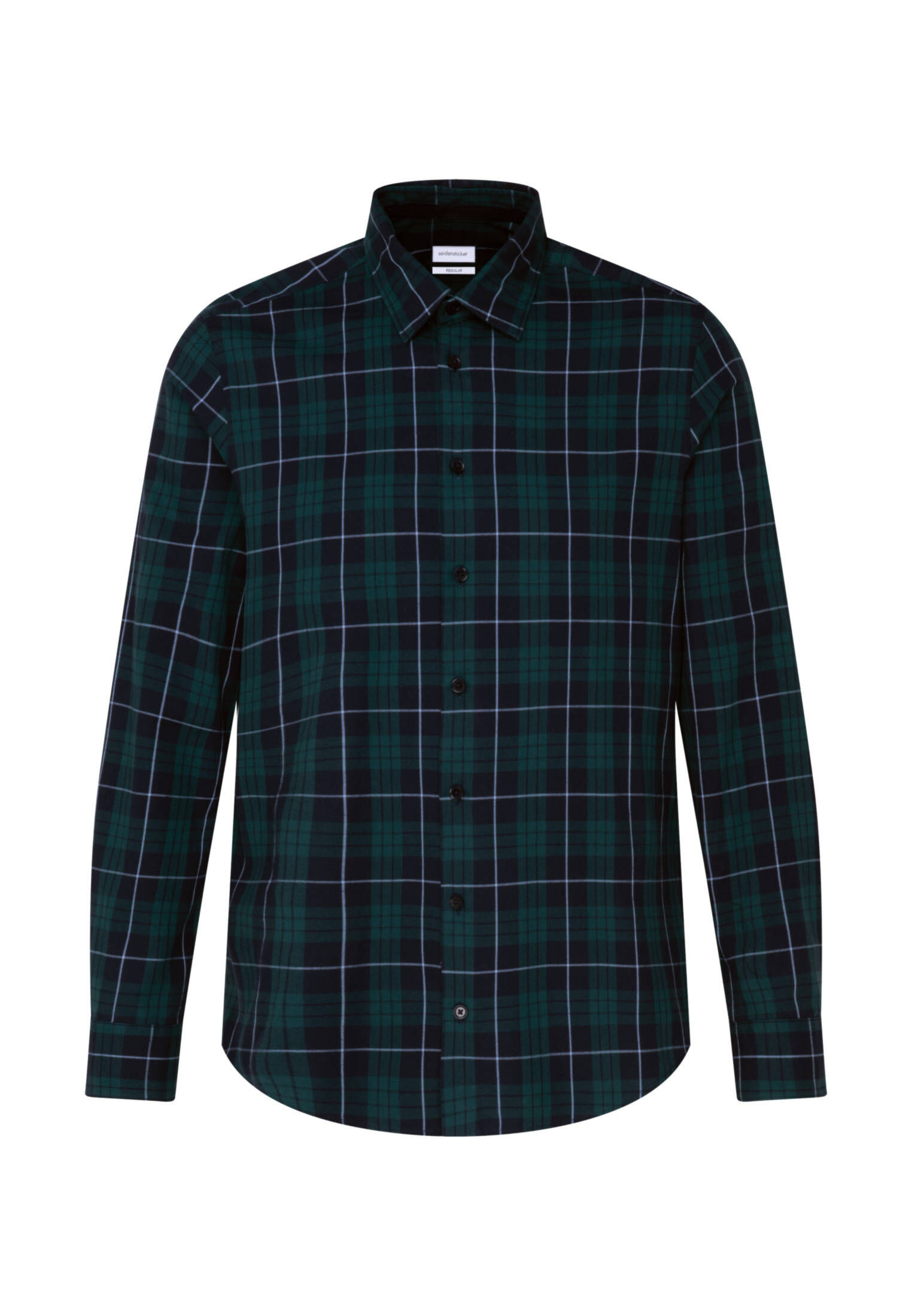 Seidensticker| Herren Casual Hemd Schwarze Rose