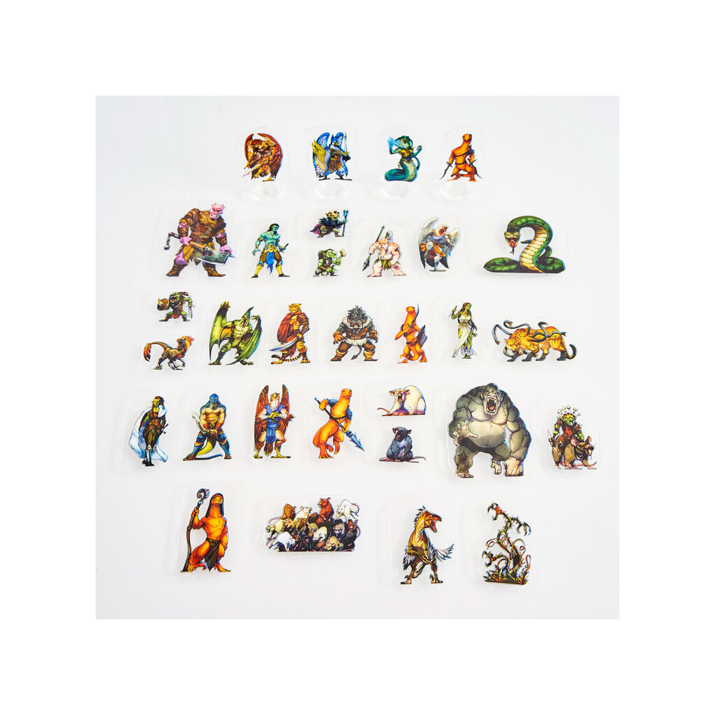 Flat Plastic Miniatures - Wildlands Horde - 31 Pieces