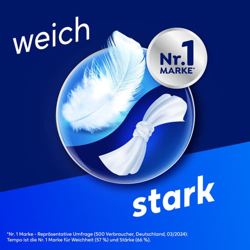 Tempo Original Taschentücher, samtig weich, 3 in 1