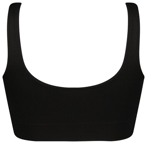 brassière sans coutures femme non préformée noir
