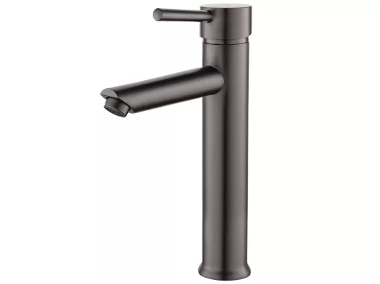 Deco mitigeur lavabo haut gris gun métal - Essebagno