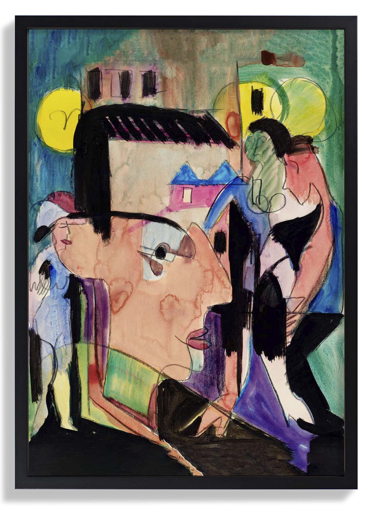 Selbstporträt von Ernst Kirchner