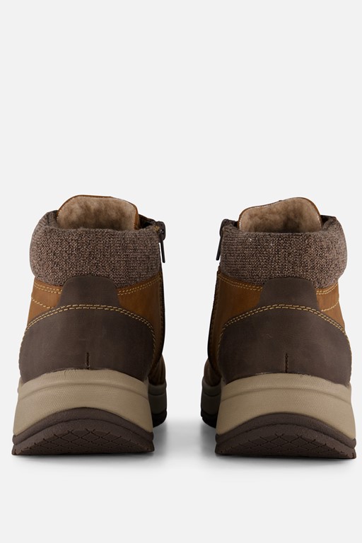 Rieker Veterboots bruin Leer