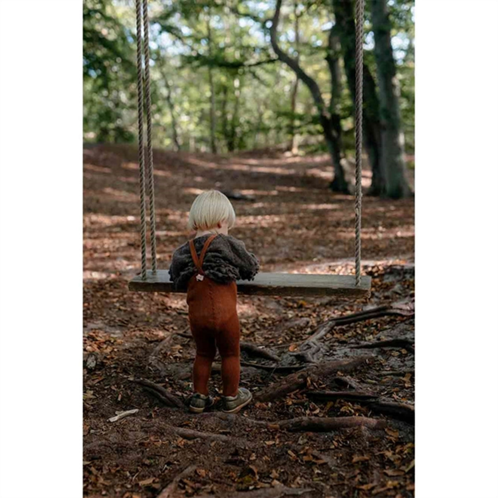 Footed Tights Cinnamon - Silly Silas → Luksusbaby.dk
