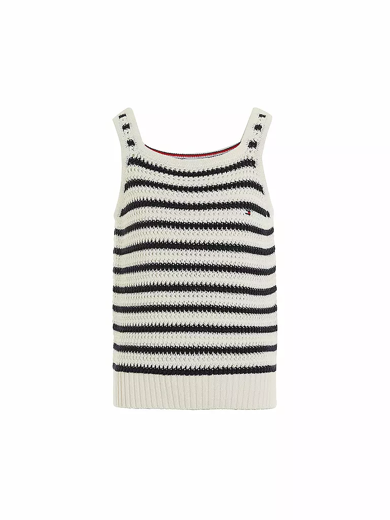TOMMY HILFIGER Mädchen Stricktop  creme