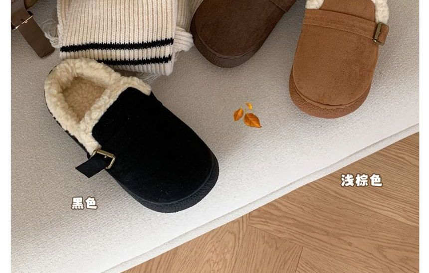 ZORI - Fleece gevoerde pantoffels