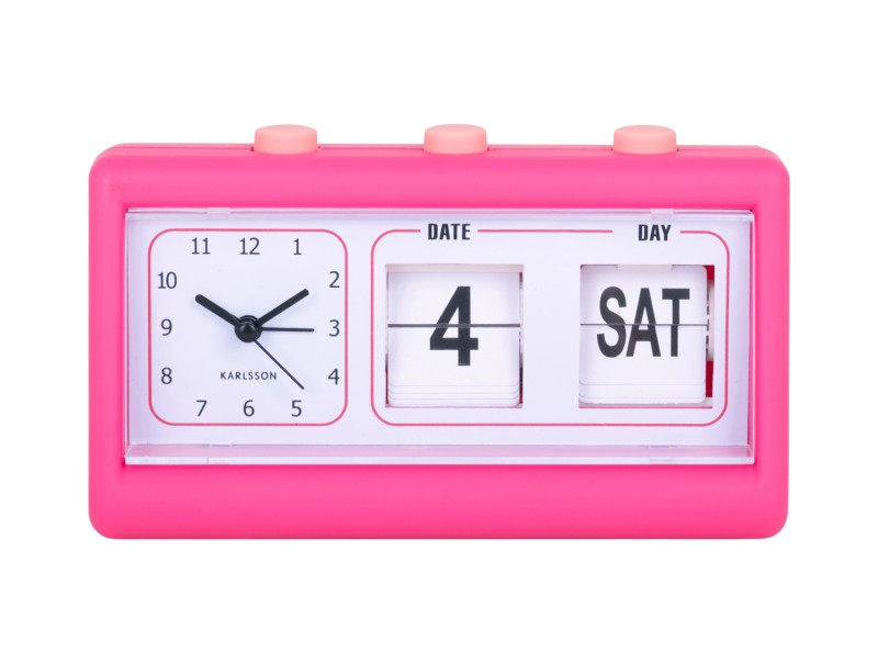 Alarm Clock Data Flip KA5941BB Bright blue