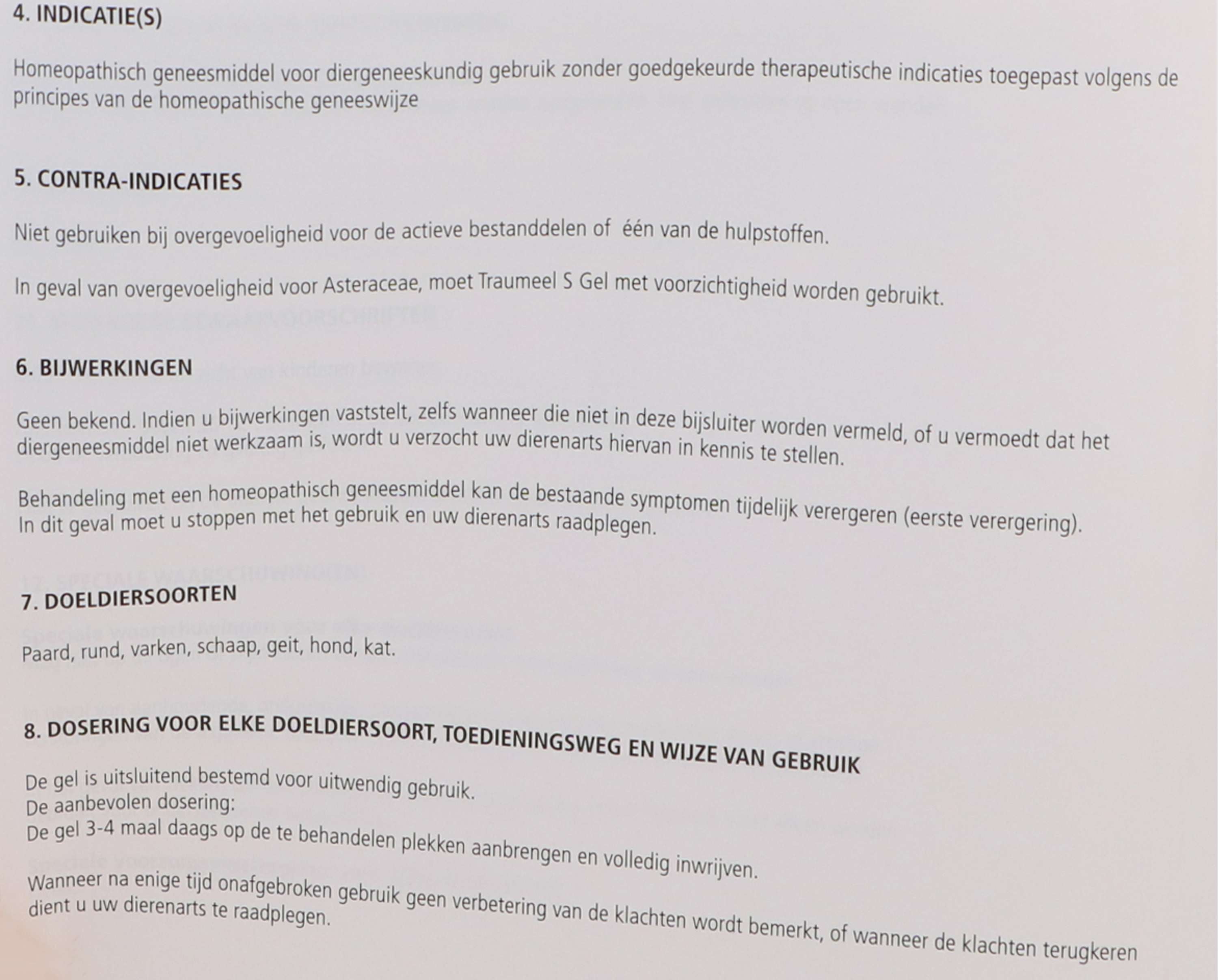 Heel Traumeel S Gel Wit