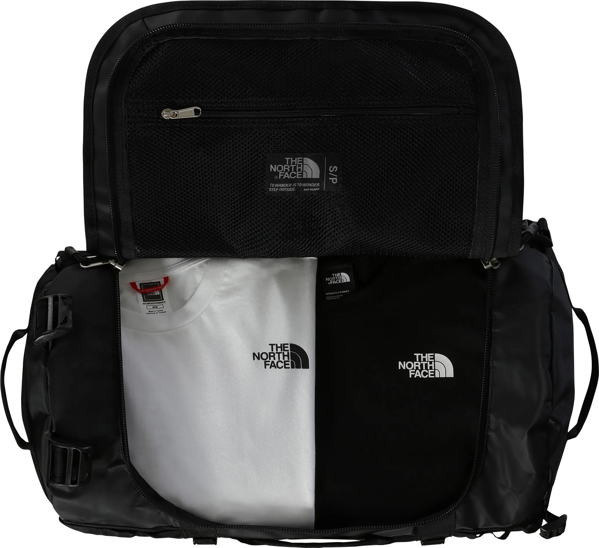 The North Face Base Camp Duffel - S TNF Black/TNF White