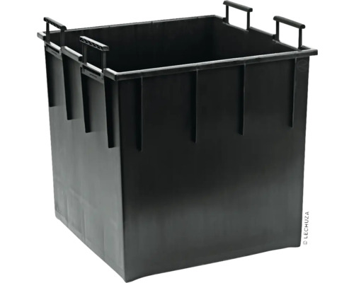 Lechuza plantenbak voor Cubic 50, kunststof, zwart