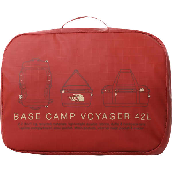 Duffel THE NORTH FACE BC VOYAGER DUFFEL 42L TANDORI SPICE RED/GRAVEL