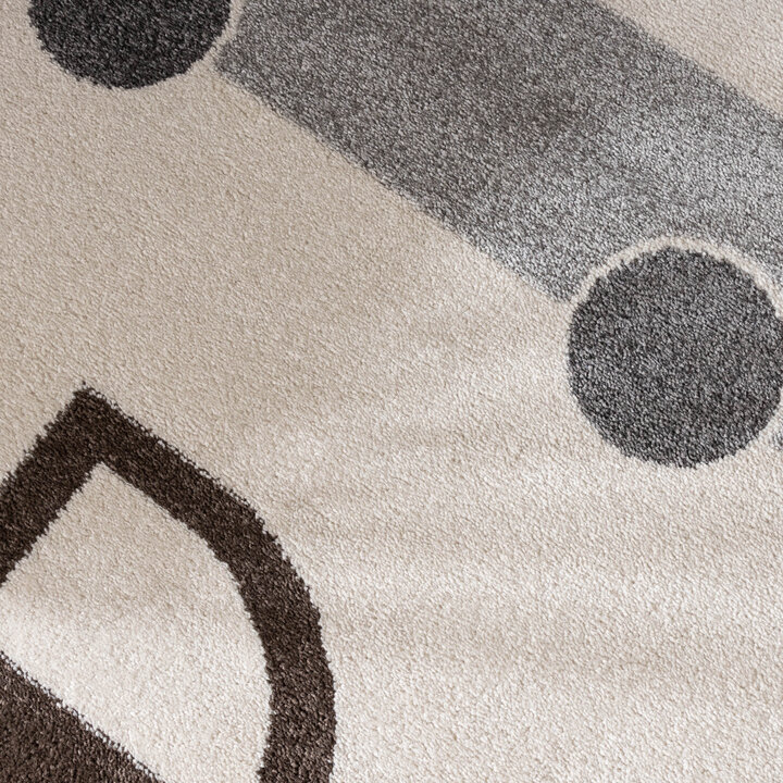 Kinderkamer vloerkleed - Bowie Auto Creme