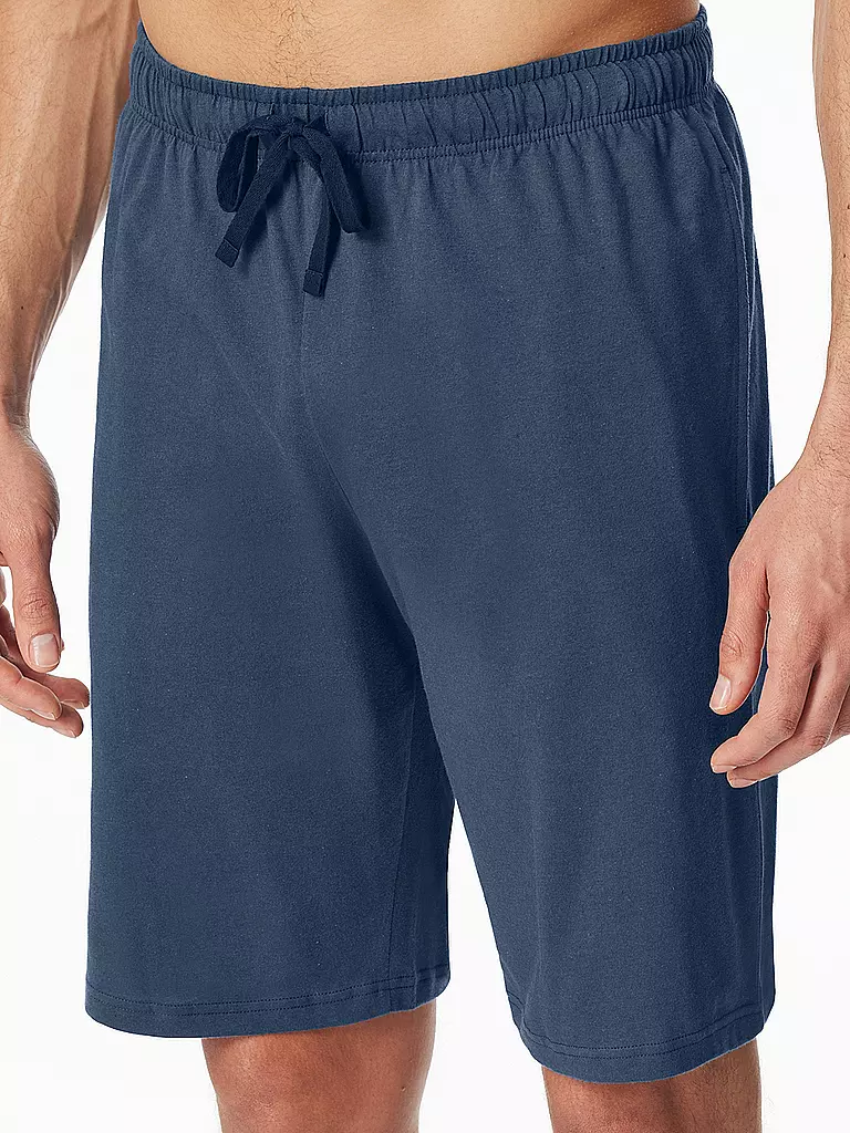 SCHIESSER Pyjama Shorts MIX + RELAX blau