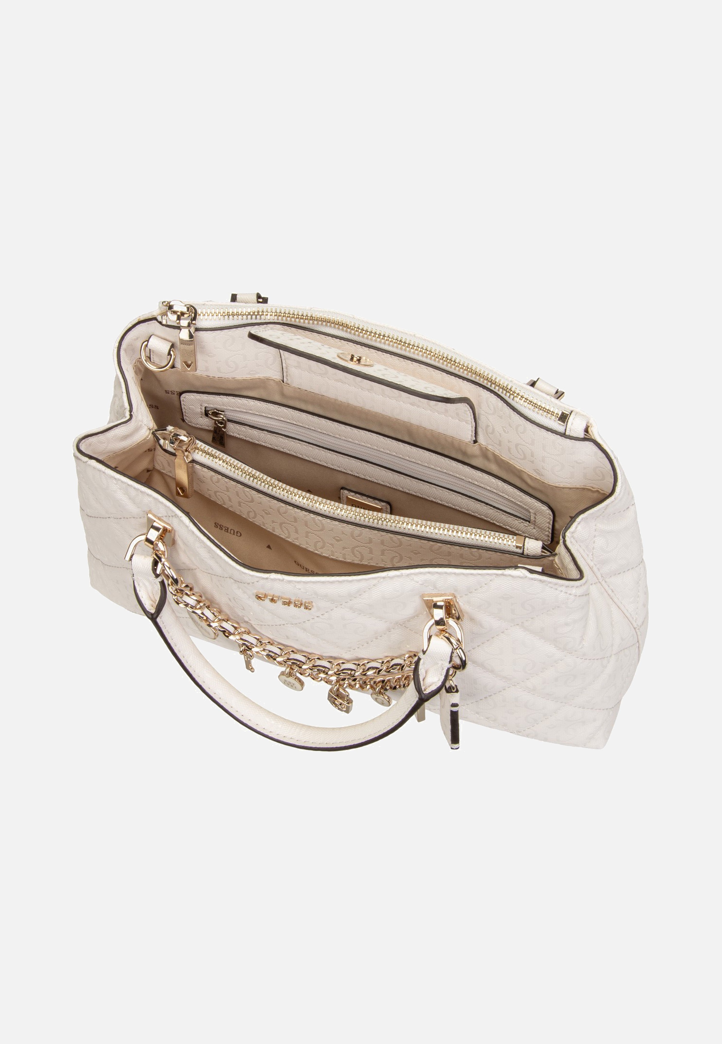 Libby 2 Comp Satchel Off White - Satchel