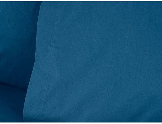 CONCEPT1 - Housse de couette Tonne 220x240cm 155 fils/cm bleu petrole