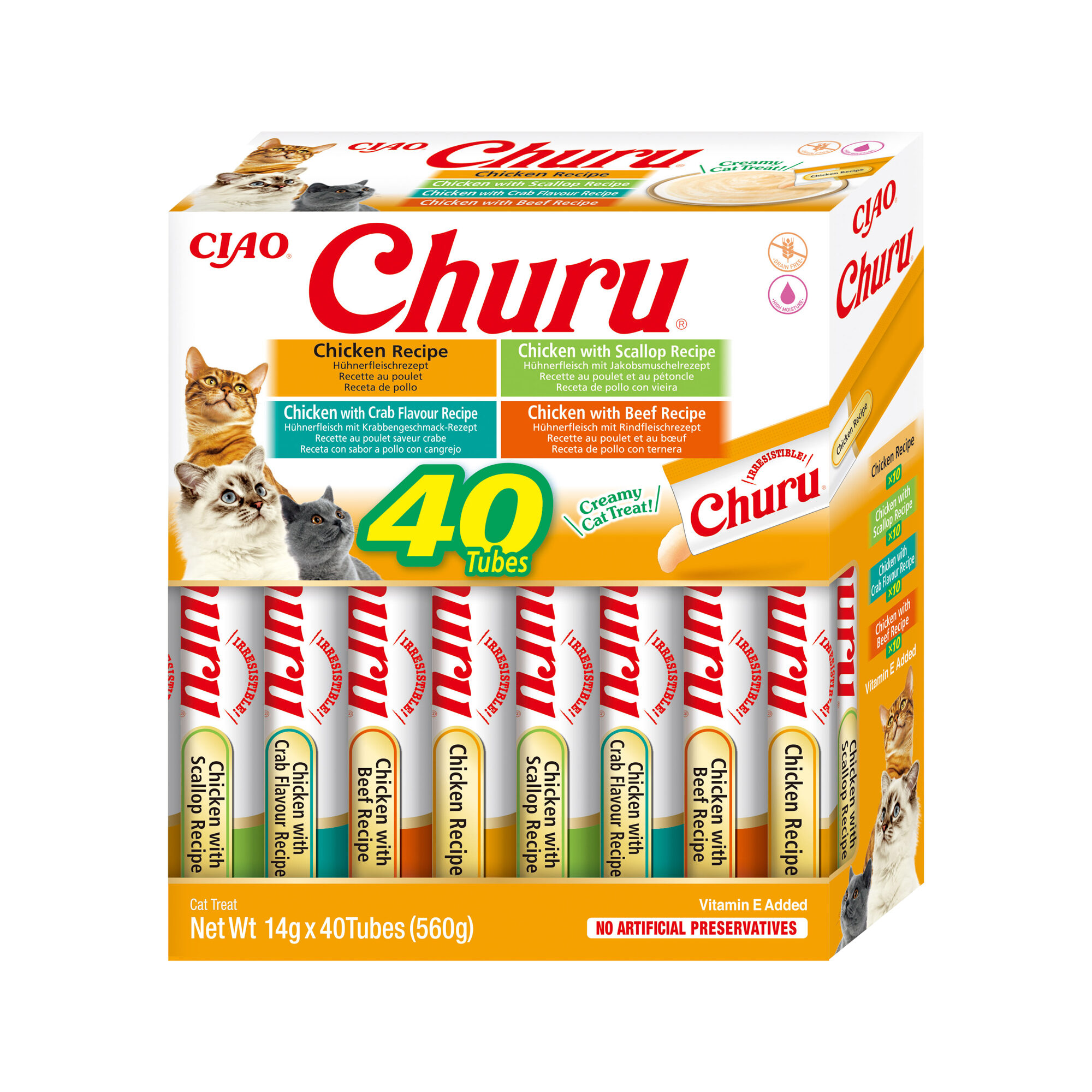 Inaba Churu Variety Box - 40 stuks