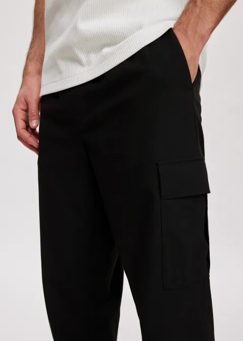 Cargo pantalon zwart (ZWART)