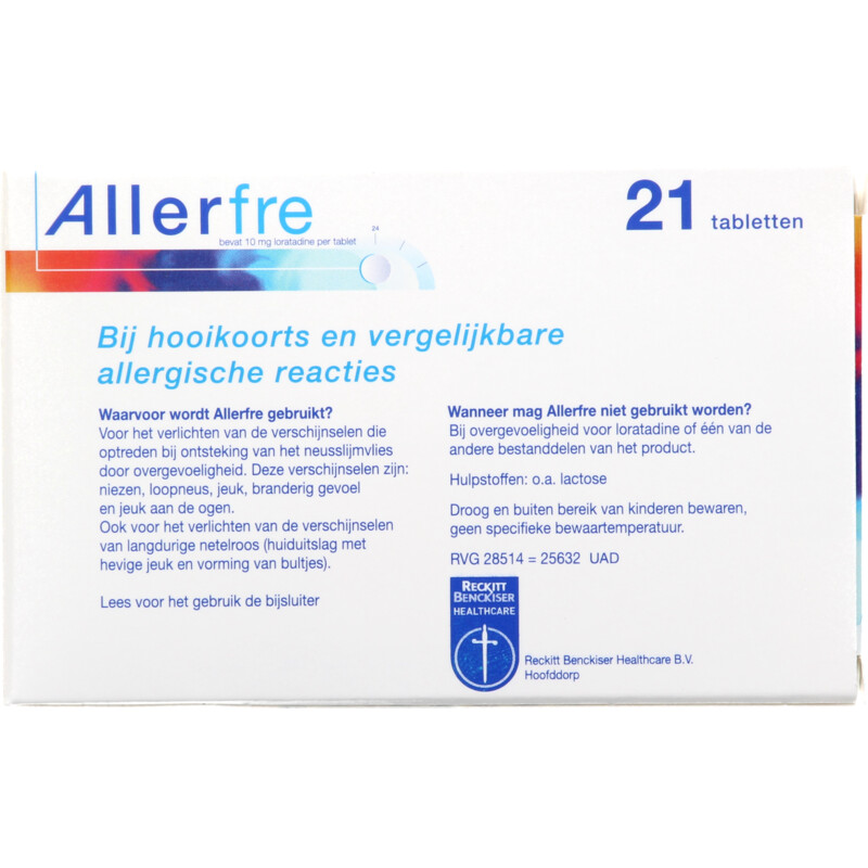 Allerfre Hooikoorts tabletten