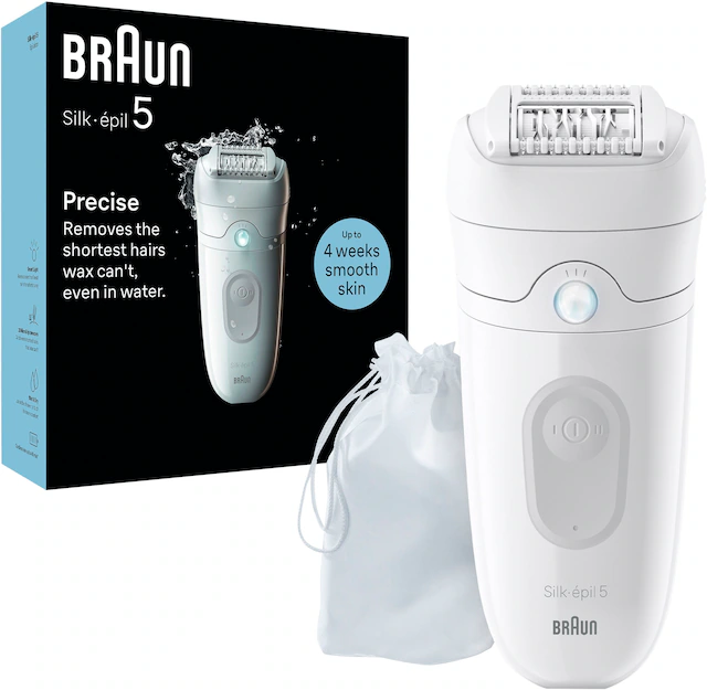 Braun Epilierer »Silk-épil 5 5-011« Wet&Dry, mit Aufbewahrungsbeutel