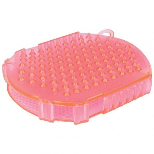 Luva de massagem Brights para cavalos, vermelha