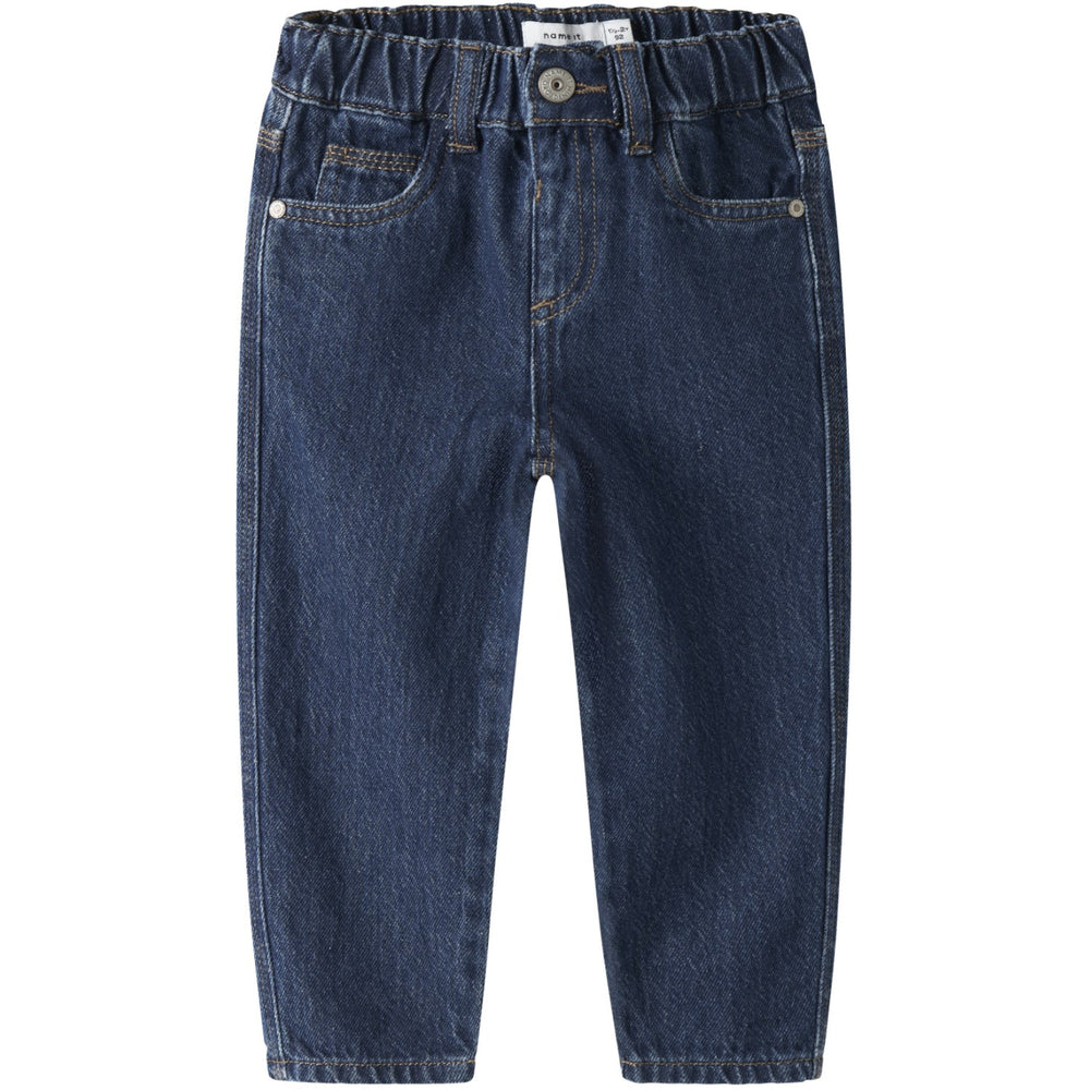 Køb Name It Dark Blue Denim Nmmsilas Tapered Jeans 1570-Av O