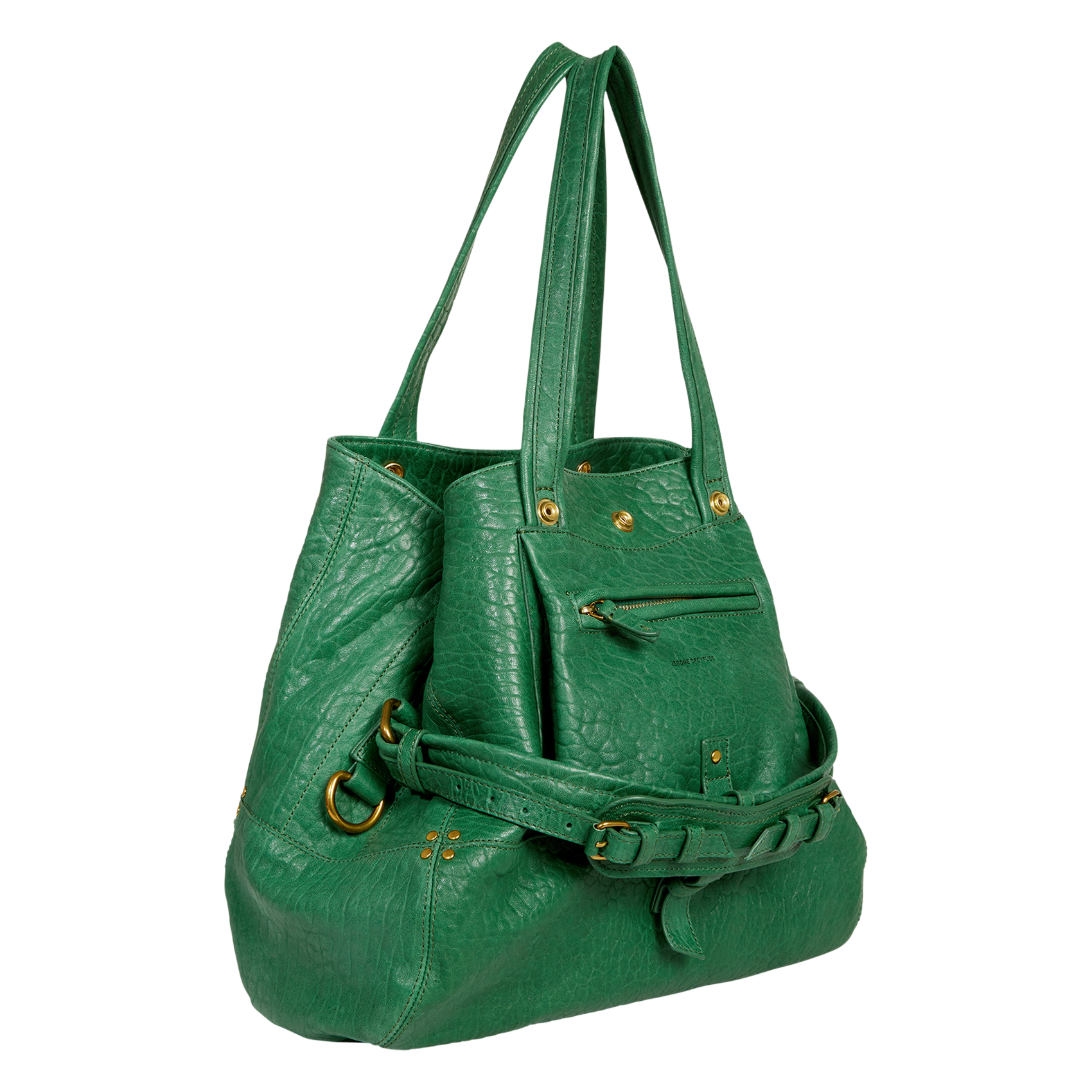 BILLY M - Sac cabas en cuir | Vert