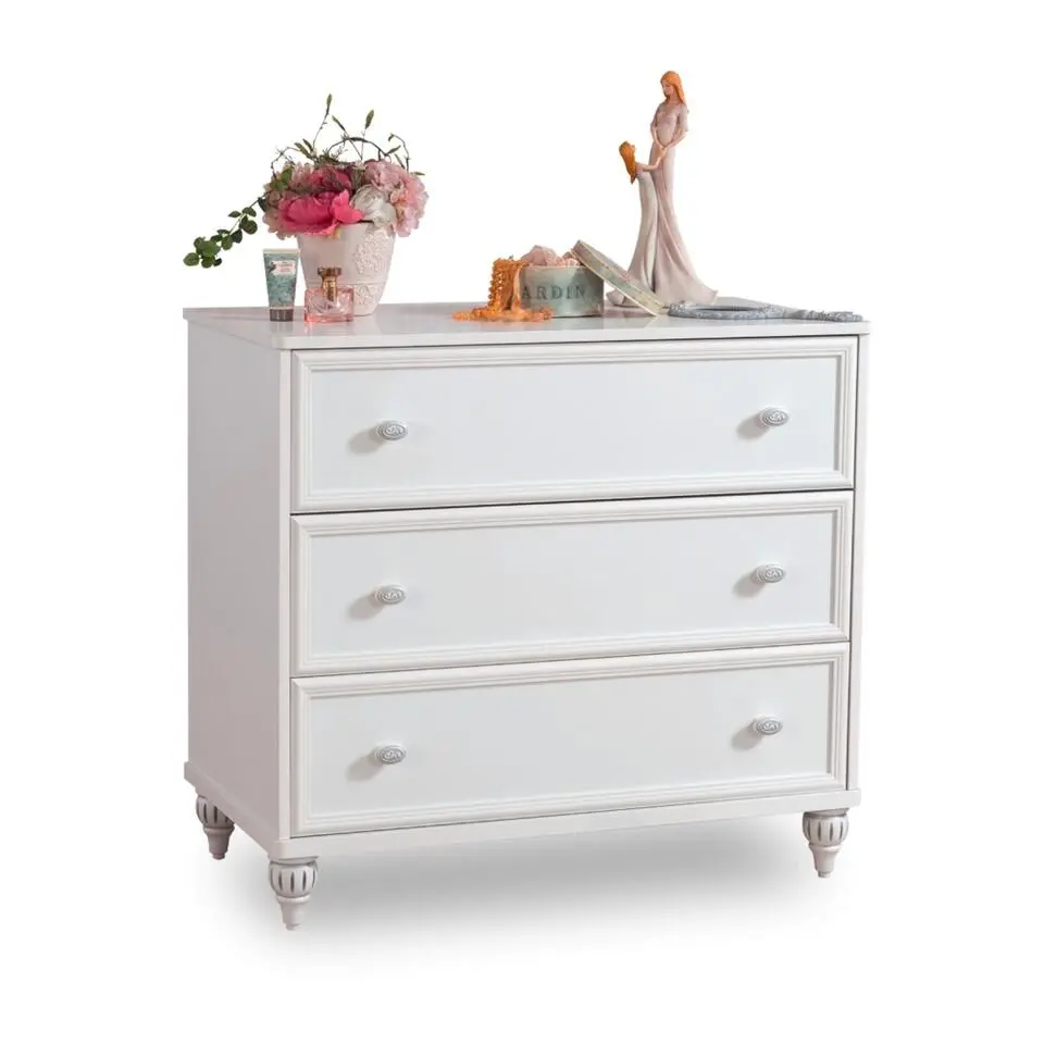 Romance commode kinderladekast meisjes