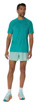 Short Asics Metarun 5in Vert Homme