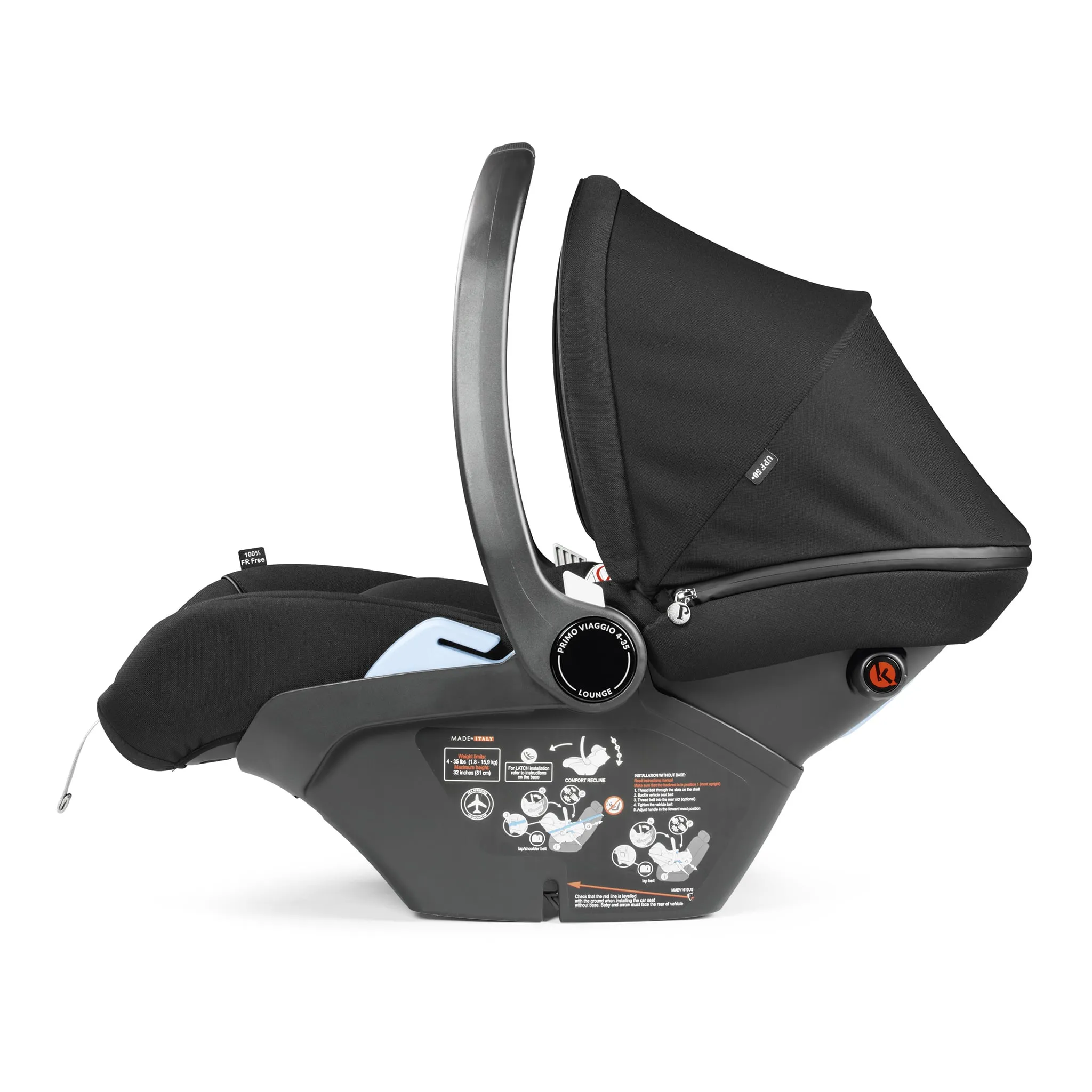 Peg Perego Siège d'Auto Primo Viaggio Lounge 4-35lb - Noir