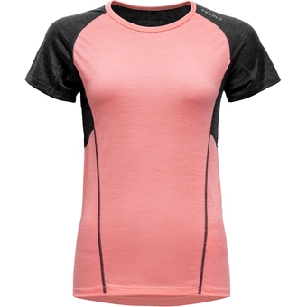 Devold Running Merino 130 Funktionsshirt Kurz Apricot Damen