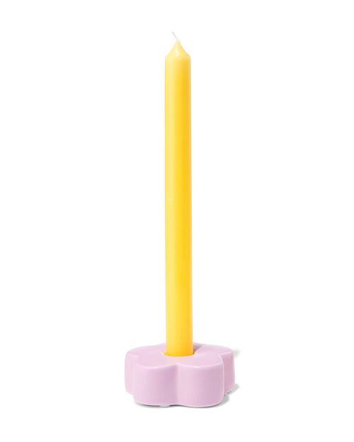 bougeoir faïence fleur Ø9cm