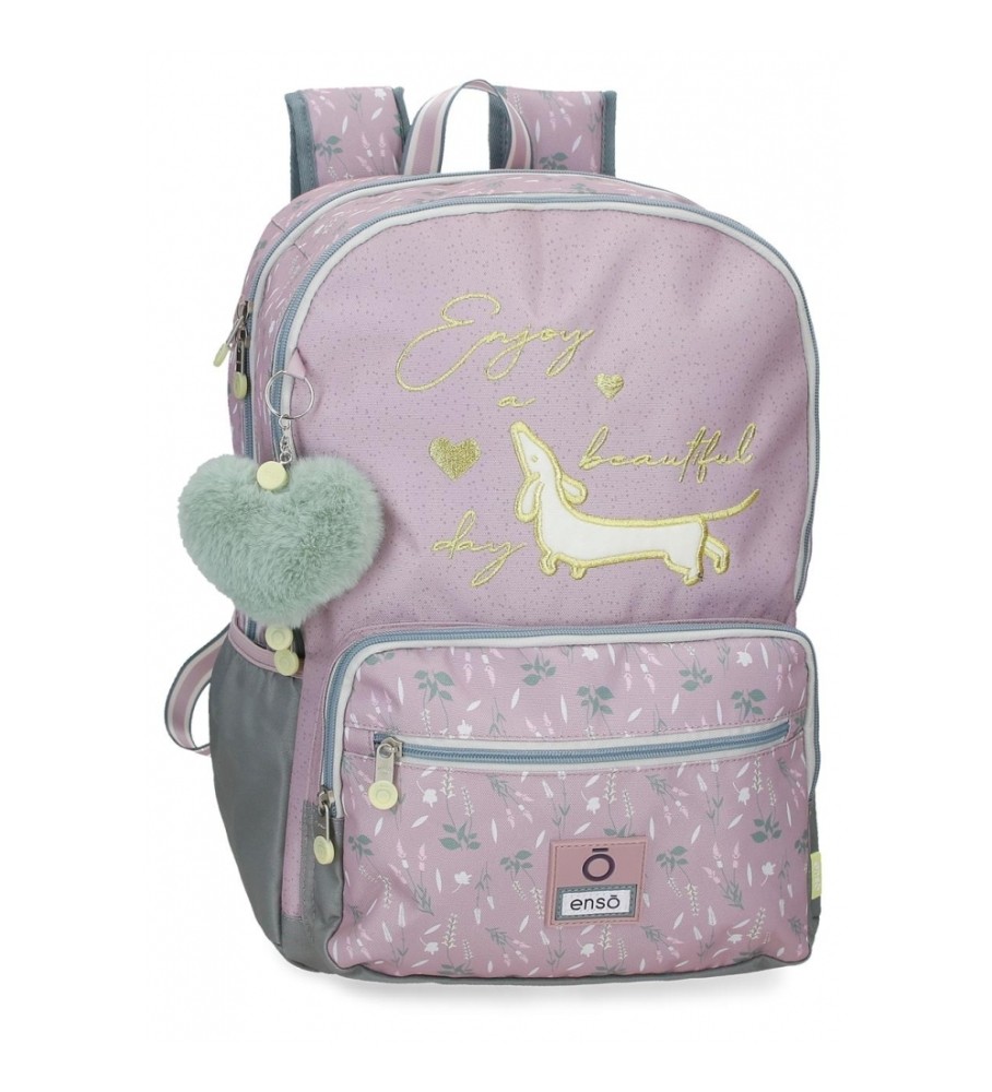 Enso Mochila EnsoBeautiful day doble compartimento morado