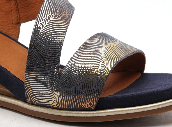 Mamzelle nu pieds talons femme noala bleu