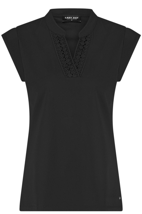 Lady Day zwarte dames blouse