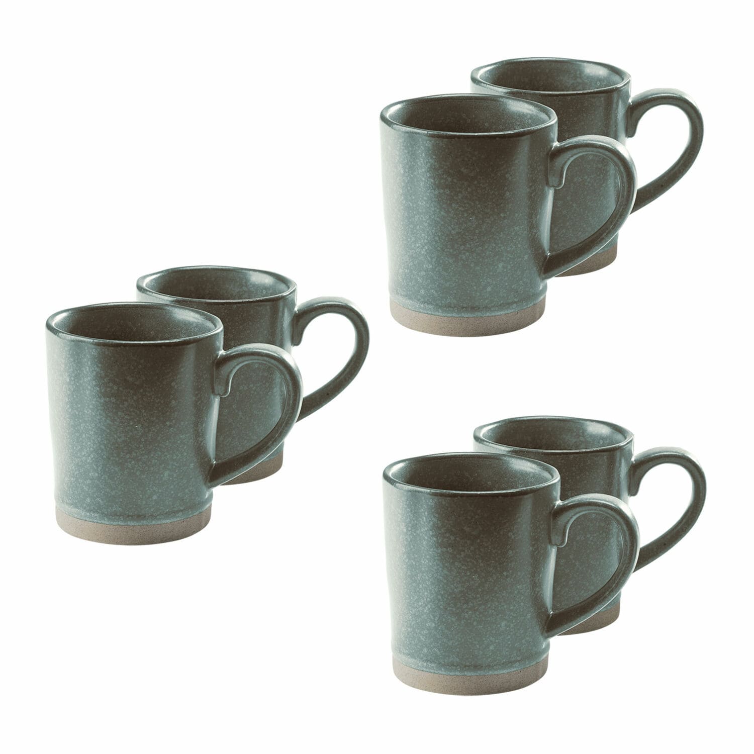 Tasse 6er Set Biarré türkis/braun