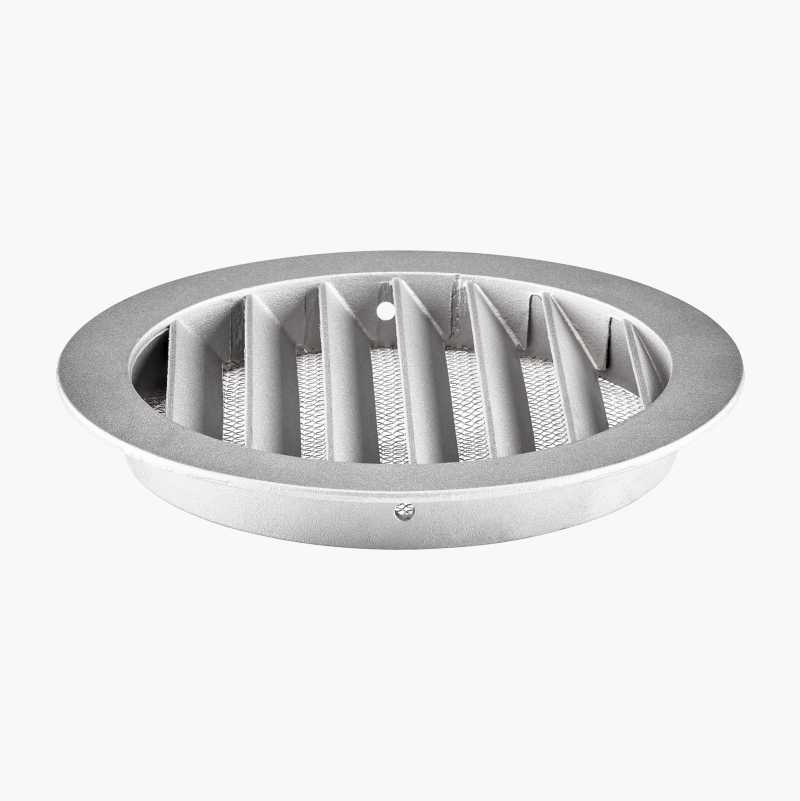 Ventilasjonsgitter aluminium, 100 mm