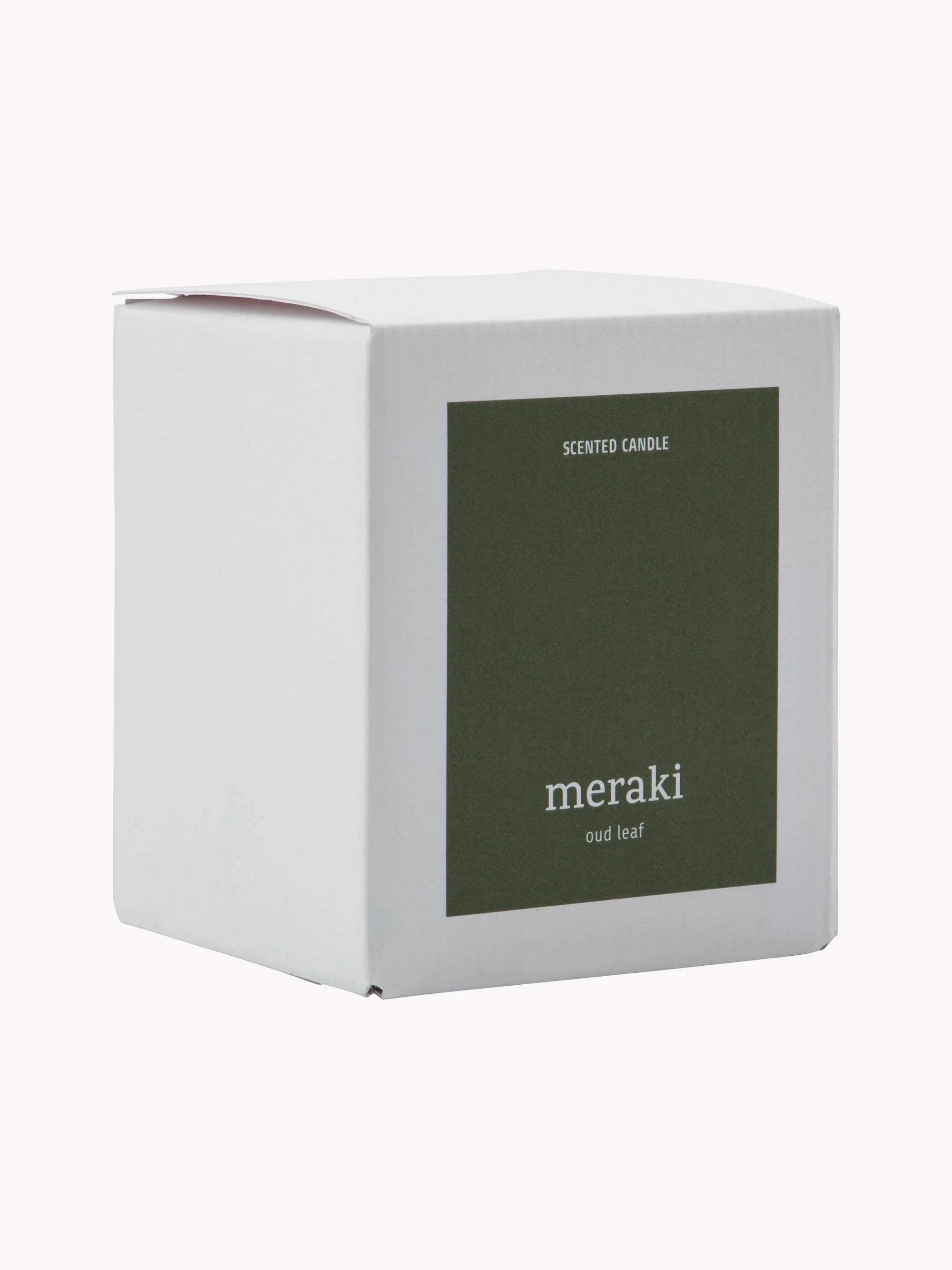 Geurkaars Oud Leaf (rozen, cederhout, jasmijn, iris & meiklokje)
