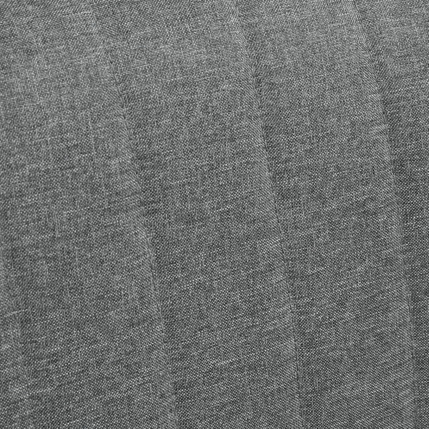 HOMCOM Sofa 2 Sitzer Couch, Kleine Loveseat mit Leinen-Optik Modern Polstersofa für Wohnzimmer, Schlafzimmer, kleinen Raum, Grau 117 x 56,5 x 77 cm