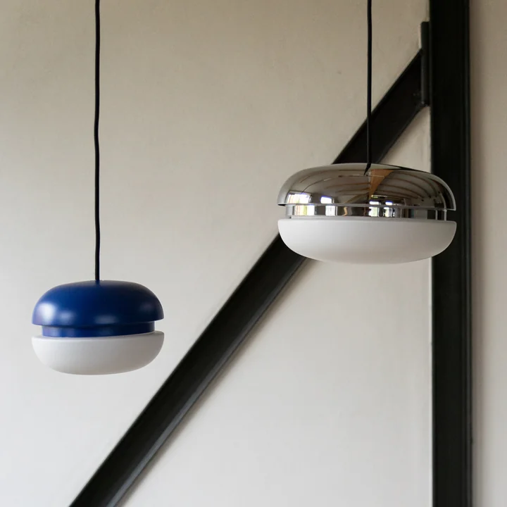 HANA - Macaron Pendelleuchte, Ø 25 cm, Chrom