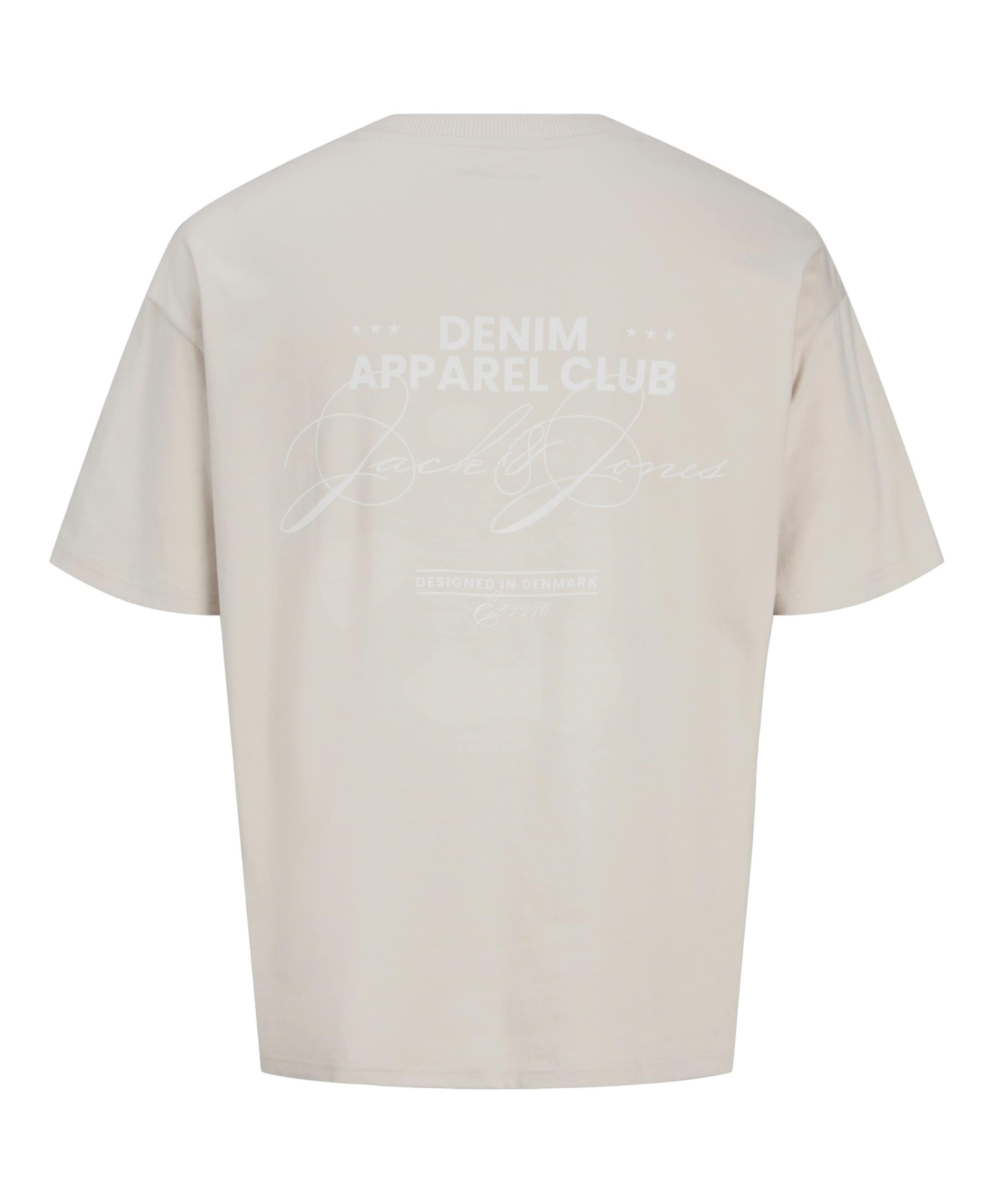 Jack & Jones Jongens T-shirt ecru