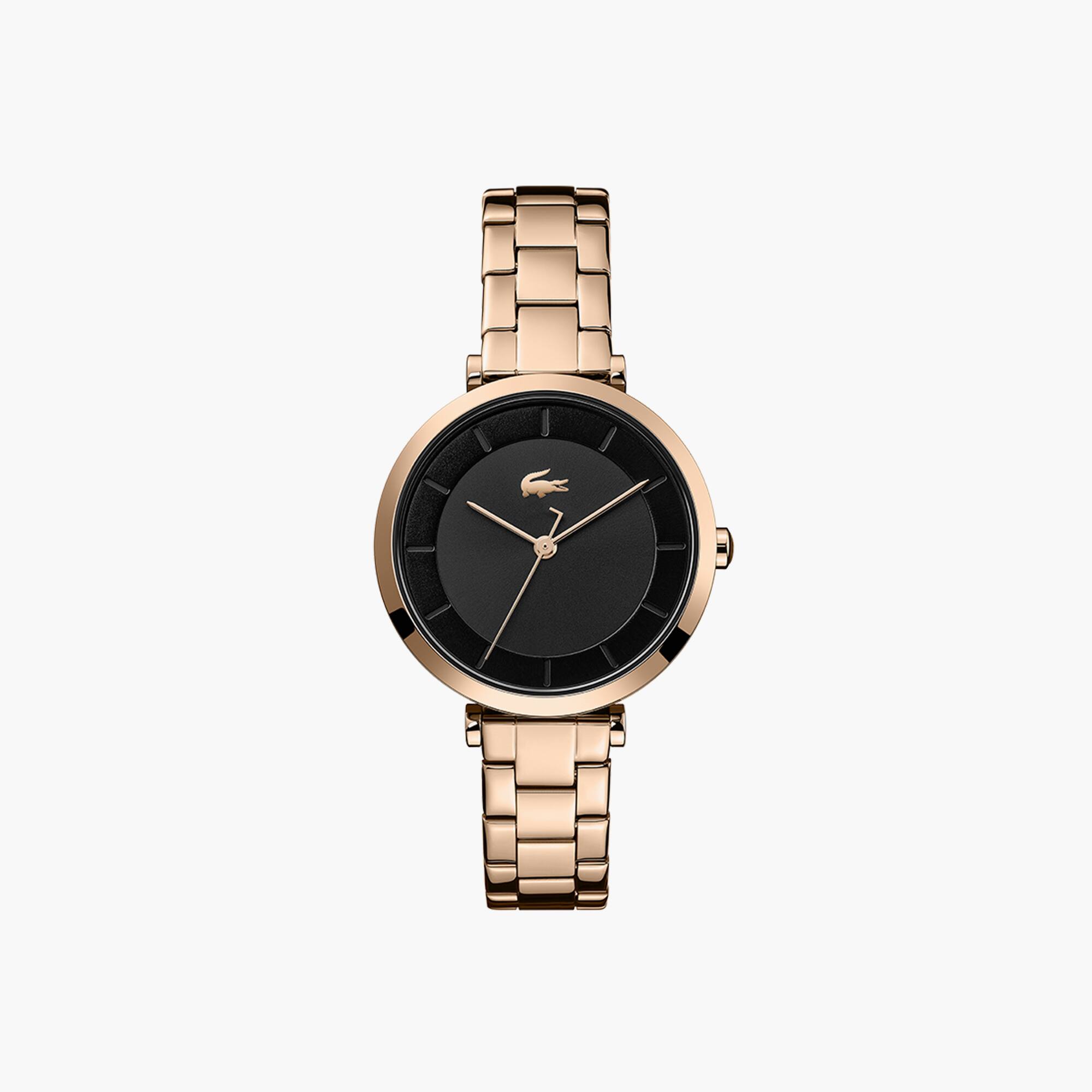 Lacoste Geneva Armbanduhr mit Stahlband mit 3 Uhrzeigern Uhren - Weiss - Lacoste - Damen
